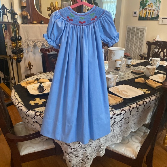 NWT Banbury Cross Smocked Girls Dress size 5 - Picture 4 of 16